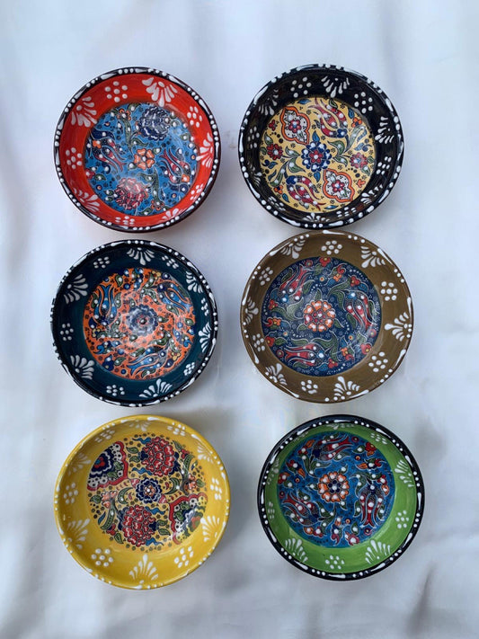 12cm Handcrafted Shallow Shaped Dishes