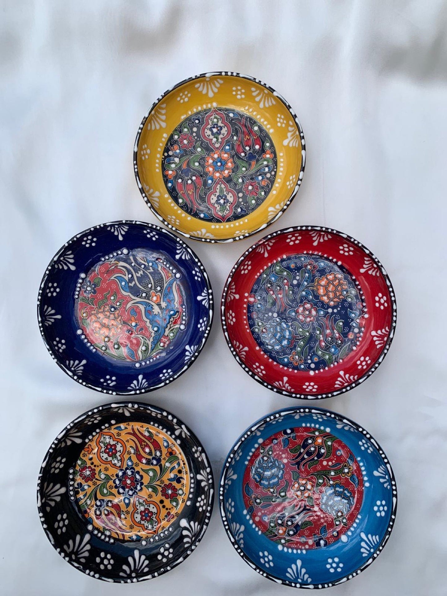15cm Handcrafted Shallow Shaped Dishes