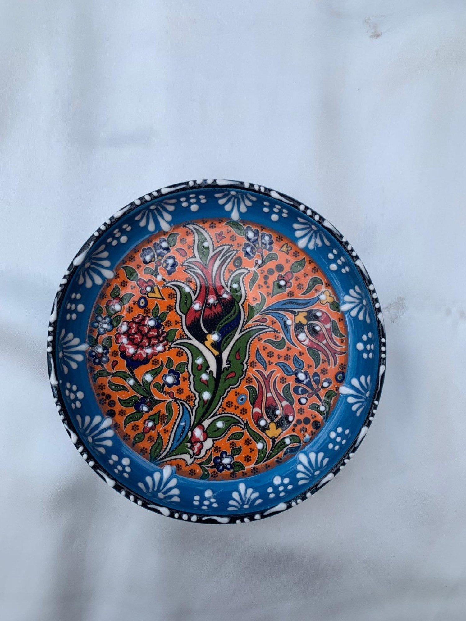 15cm Handcrafted Shallow Shaped Dishes