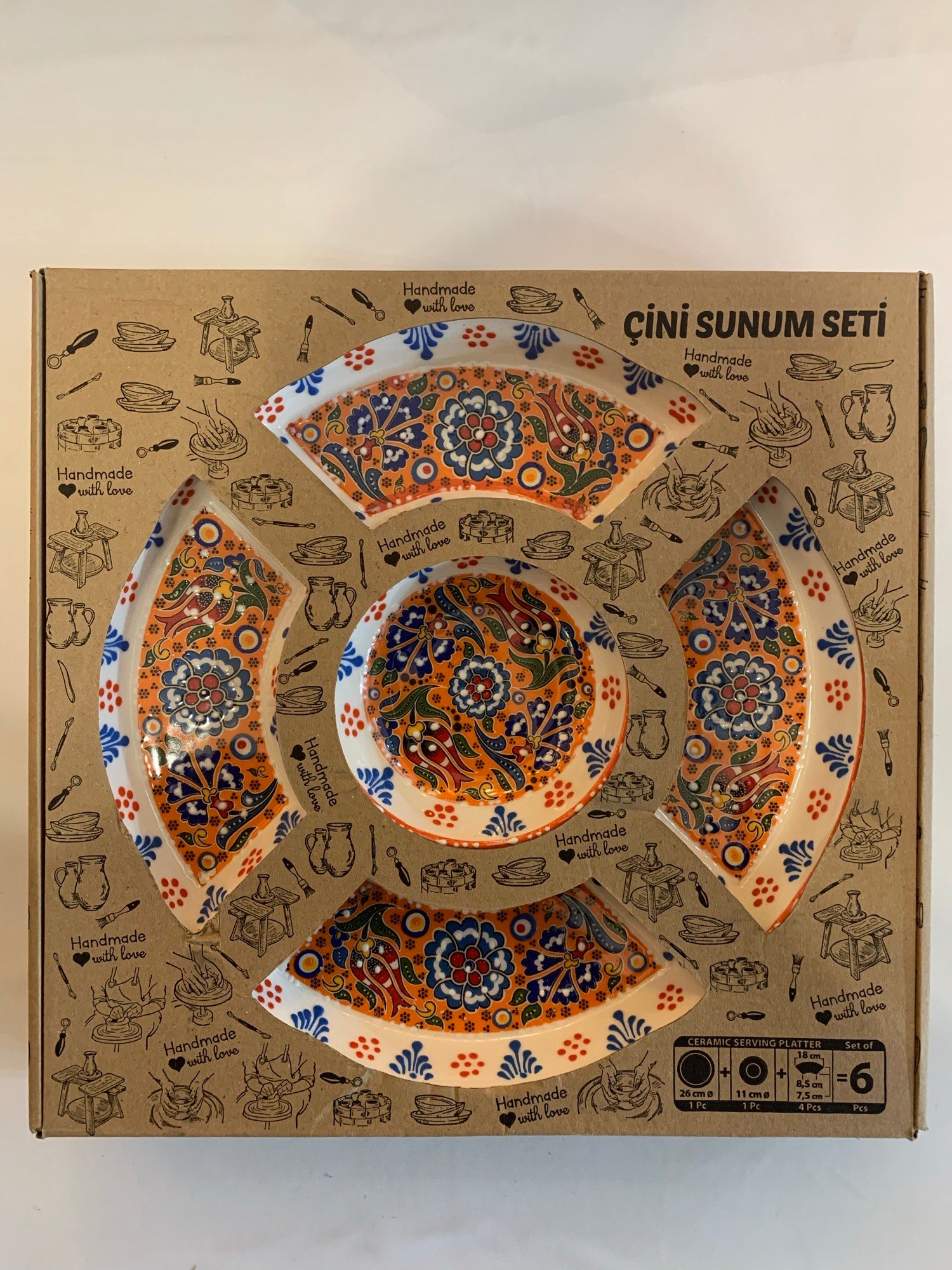Serving Dishes for Platters (6 Pieces)