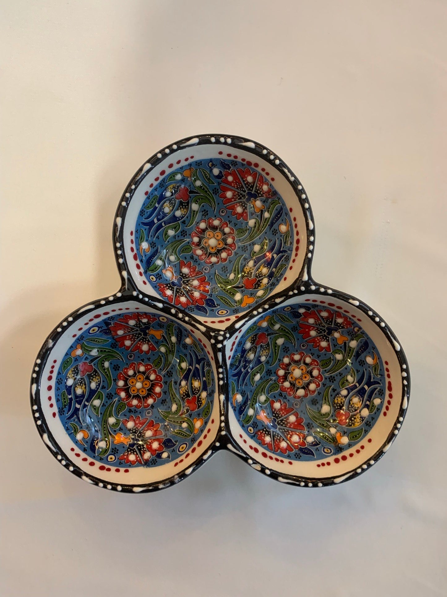 Small 3-Section Sauce and Dipping Dish