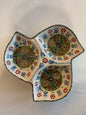 Large Tapas Dish with 3 Sections