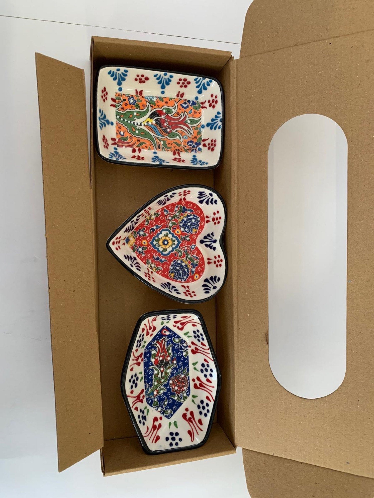 Large Gift Box for Snack & Nibbles Dishes (Set of 3)