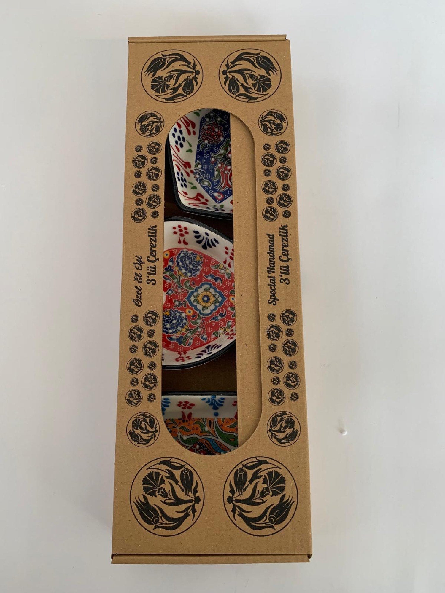 Large Gift Box for Snack & Nibbles Dishes (Set of 3)