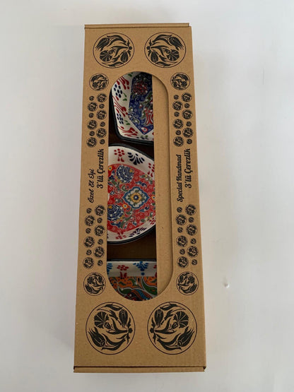 Large Gift Box for Snack & Nibbles Dishes (Set of 3)