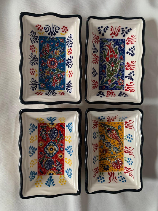 Textured Relief-Style Tapas and Snack Dishes