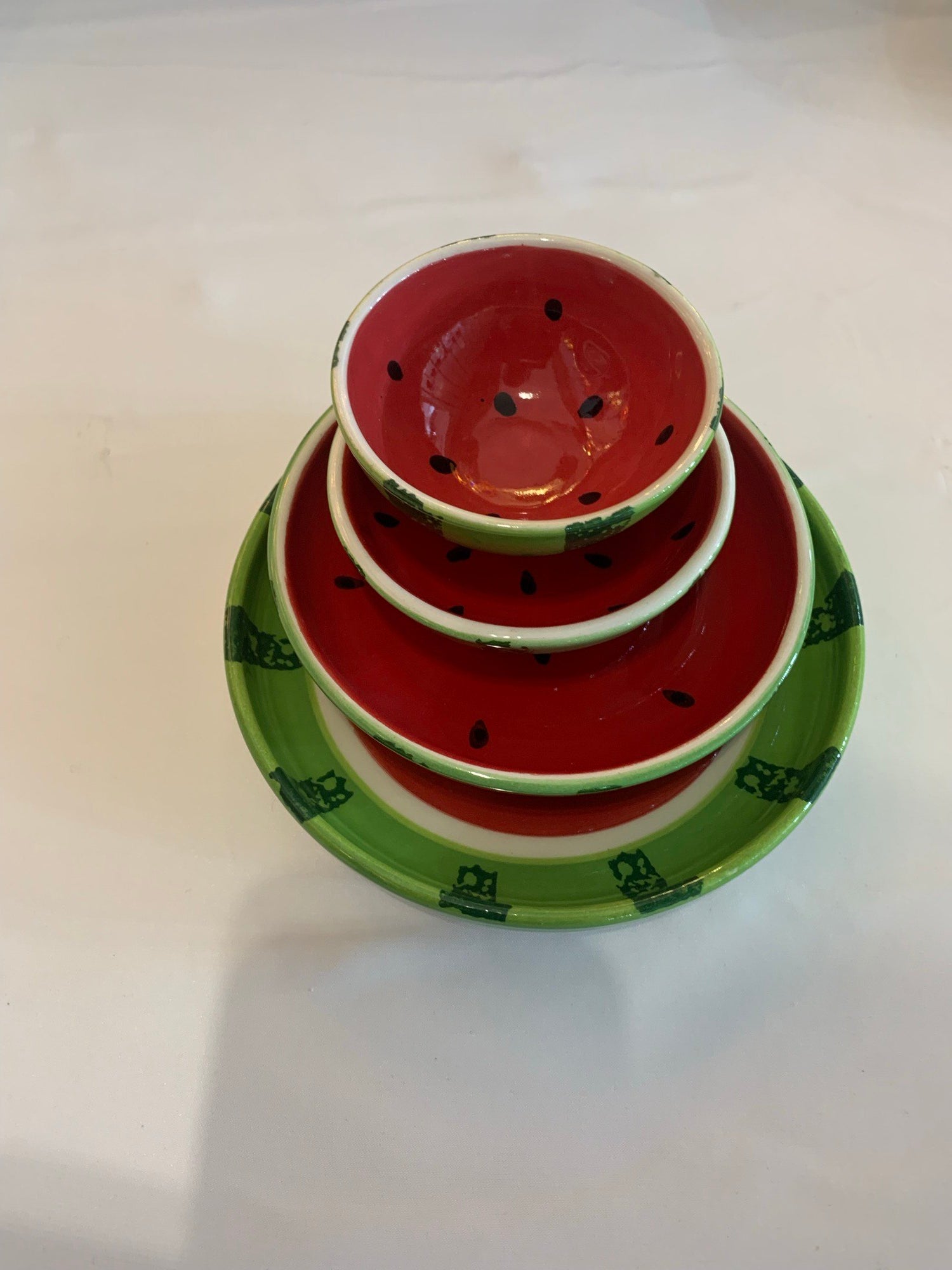 Fruit & Watermelon Dish Set (8cm, 10cm, 12cm & 15cm)