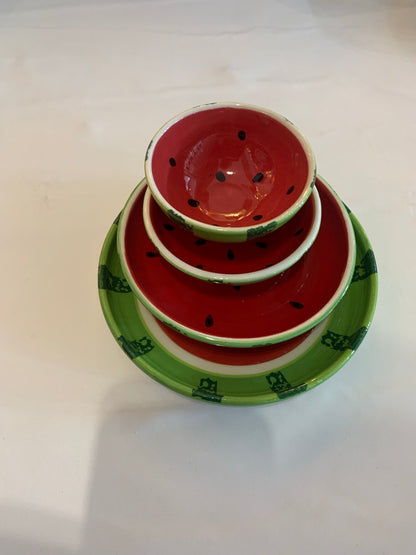 Fruit & Watermelon Dish Set (8cm, 10cm, 12cm & 15cm)