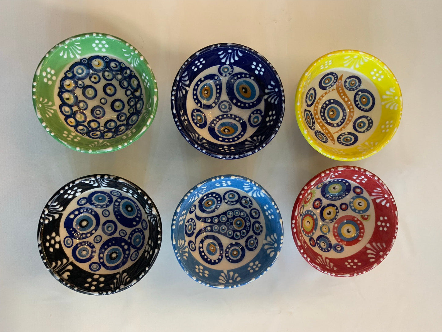 8cm Evil Eye (Nazar) Décor Dipping Bowls