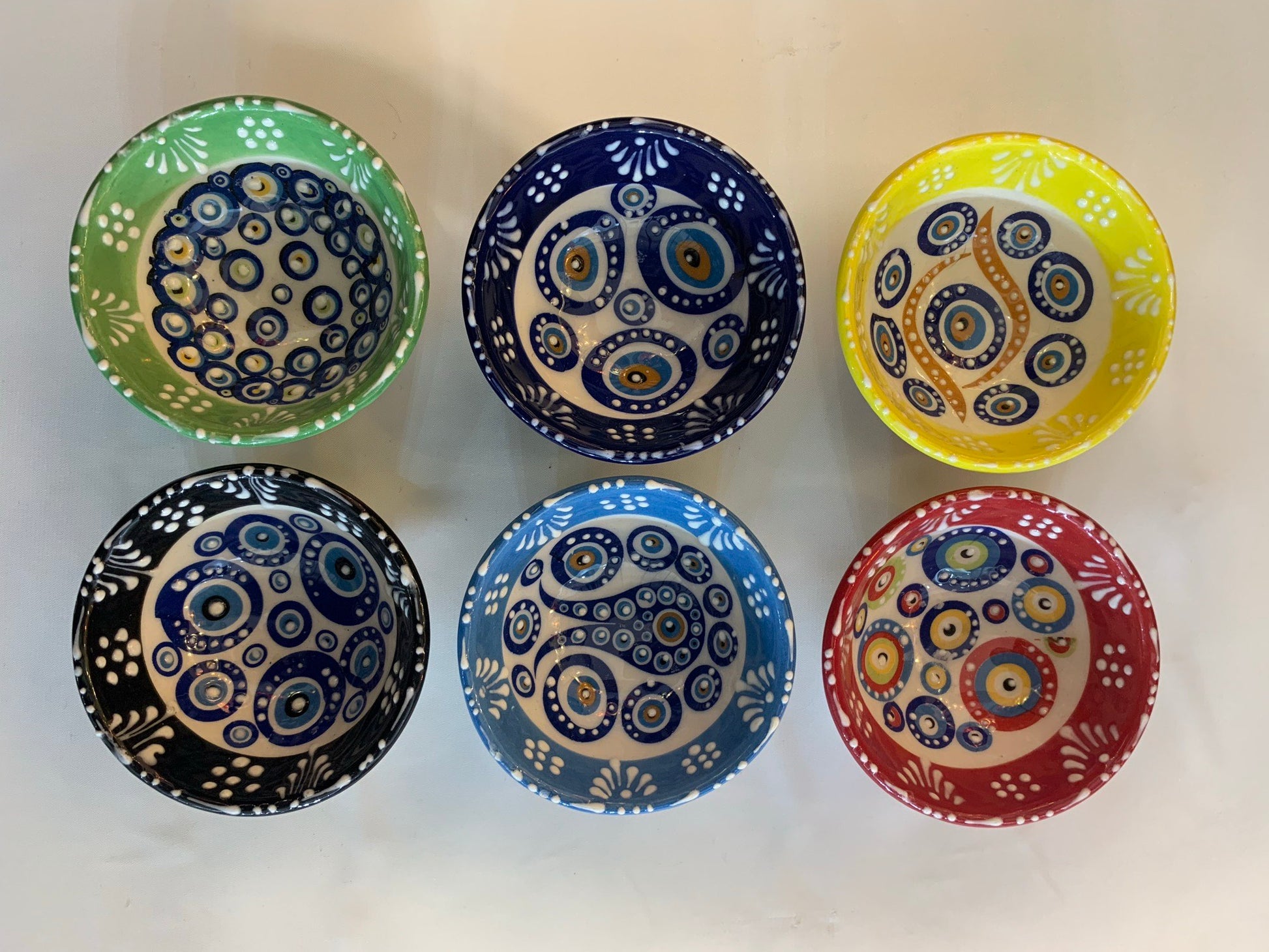 8cm Evil Eye (Nazar) Décor Dipping Bowls