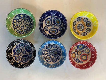 8cm Evil Eye (Nazar) Décor Dipping Bowls