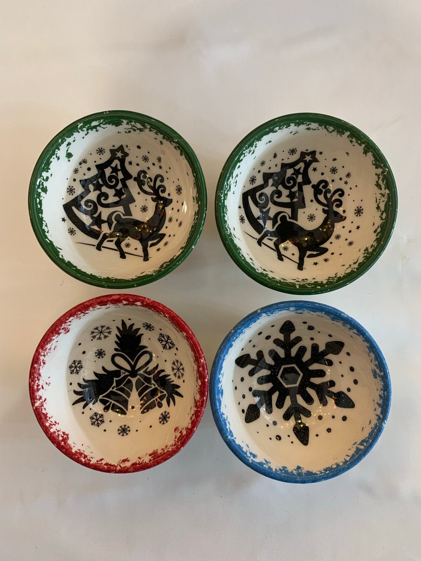 8cm Christmas Décor Dipping Bowls