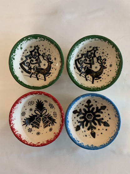 8cm Christmas Décor Dipping Bowls