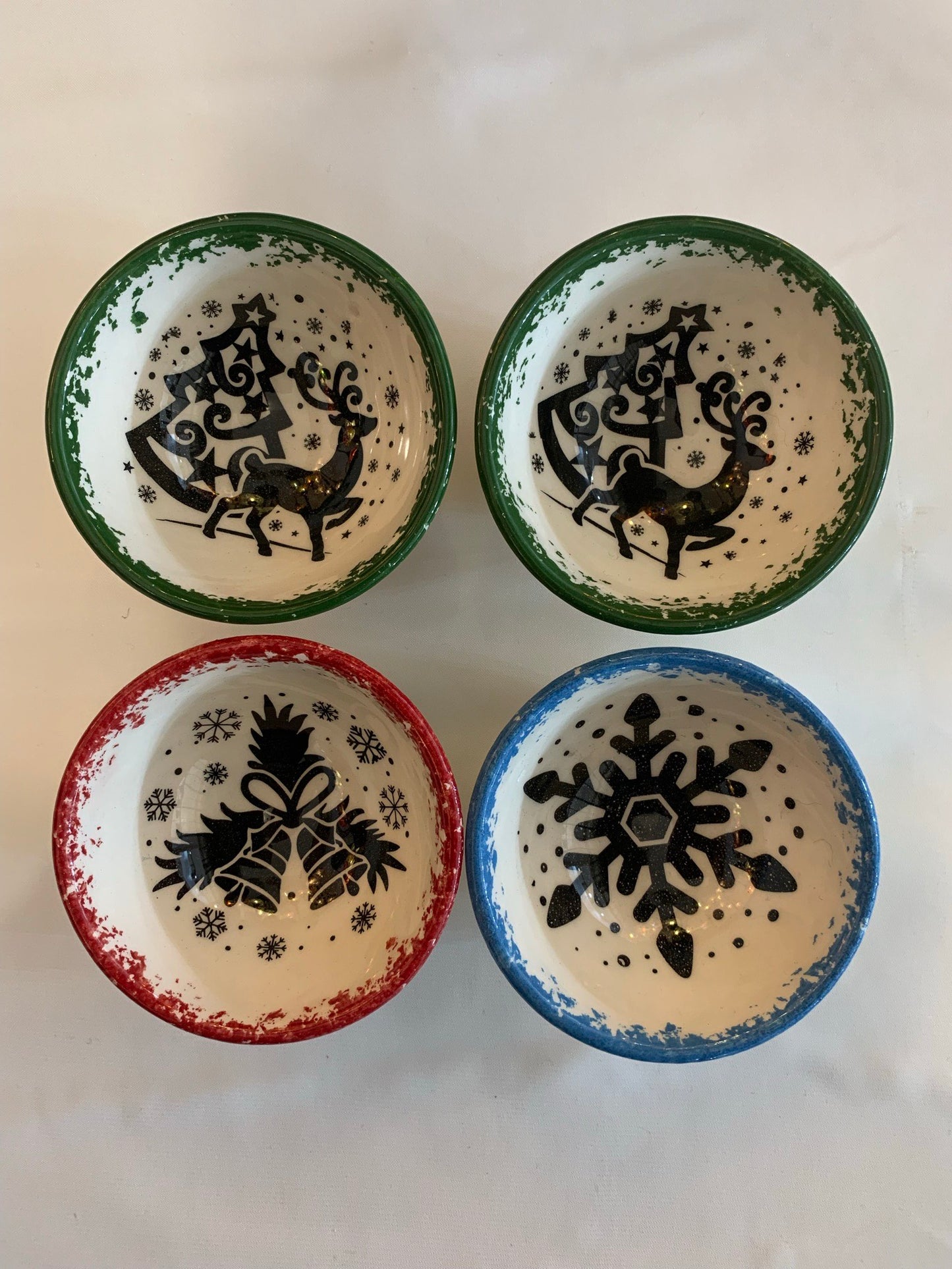 8cm Christmas Décor Dipping Bowls