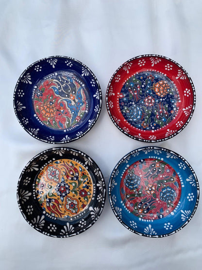 10cm Handcrafted Shallow Shaped Dishes