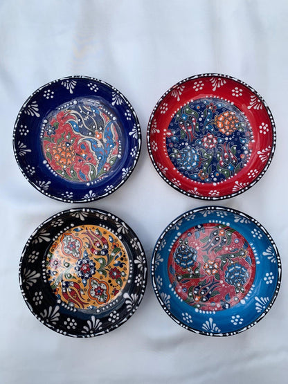 10cm Handcrafted Shallow Shaped Dishes