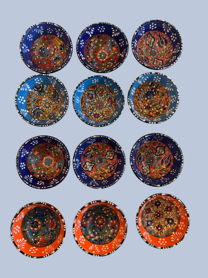 SMALL 8 CM WIDTH HANDCREAFTED BOWLS  - TAC 16