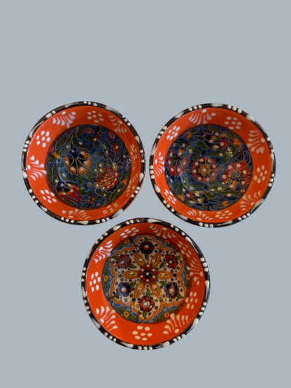 SMALL 8 CM WIDTH HANDCREAFTED BOWLS  - TAC 16