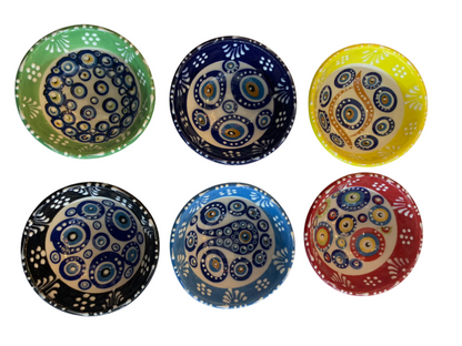 SMALL 8 CM WIDTH EVIL EYE (NAZAR) DÉCOR BOWLS - TAC 13