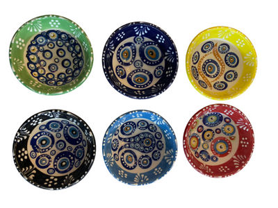 SMALL 8 CM WIDTH EVIL EYE (NAZAR) DÉCOR BOWLS - TAC 13