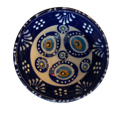 SMALL 8 CM WIDTH EVIL EYE (NAZAR) DÉCOR BOWLS - TAC 13