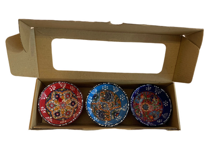 SMALL 8 CM WIDTH HANDCREAFTED BOWLS  - TAC 16