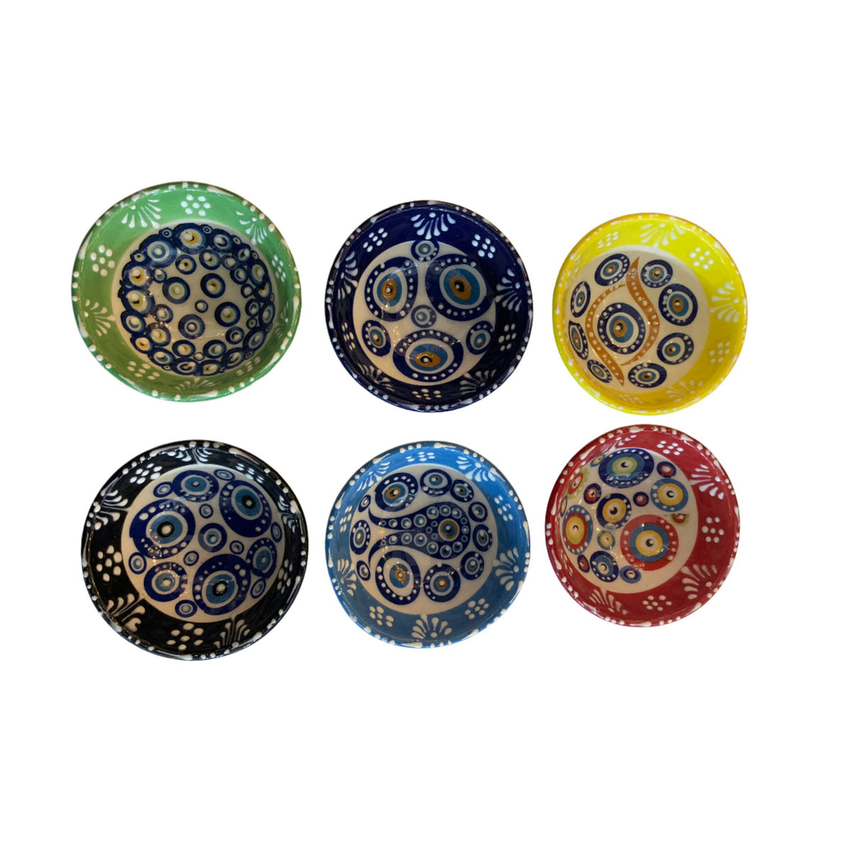 SMALL 8 CM WIDTH EVIL EYE (NAZAR) DÉCOR BOWLS - TAC 13