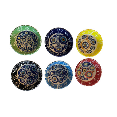 SMALL 8 CM WIDTH EVIL EYE (NAZAR) DÉCOR BOWLS - TAC 13