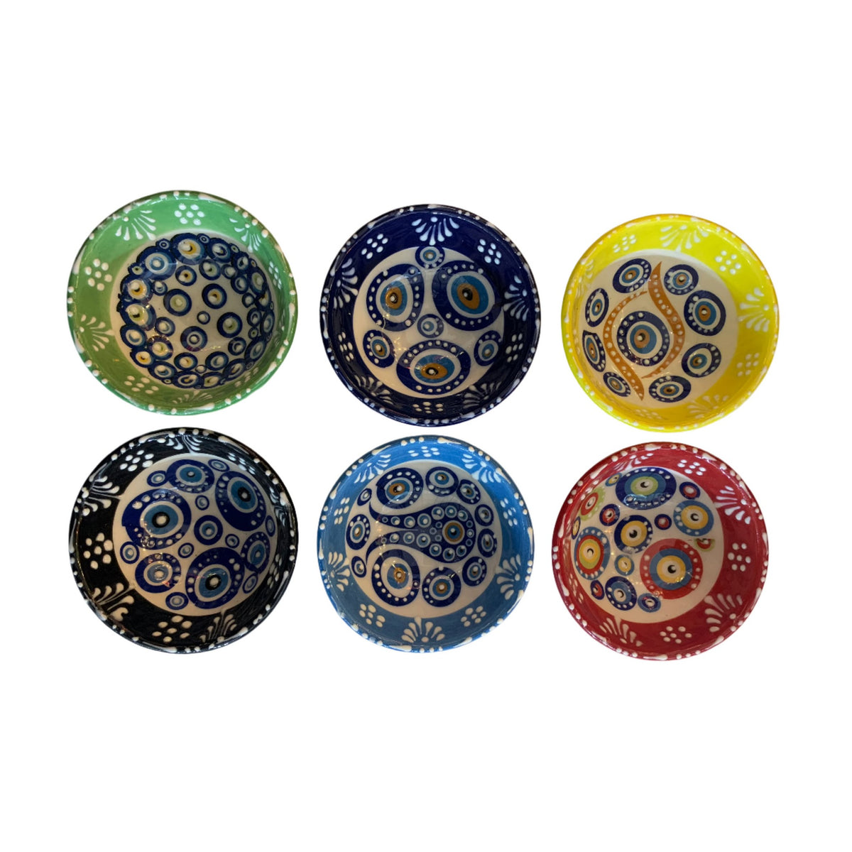 SMALL 8 CM WIDTH EVIL EYE (NAZAR) DÉCOR BOWLS - TAC 13