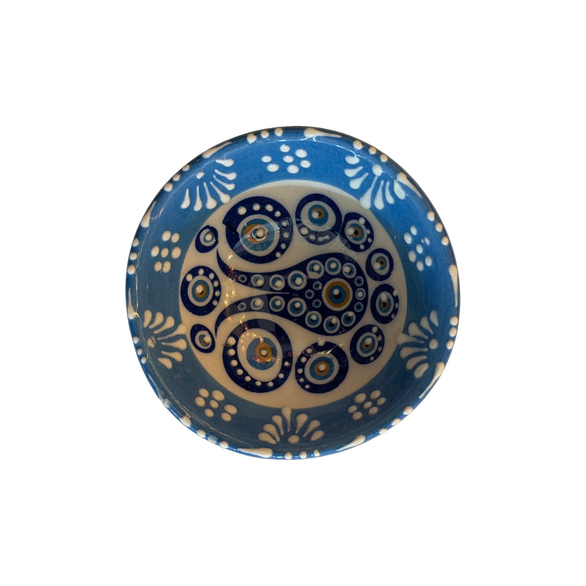 SMALL 8 CM WIDTH EVIL EYE (NAZAR) DÉCOR BOWLS - TAC 13
