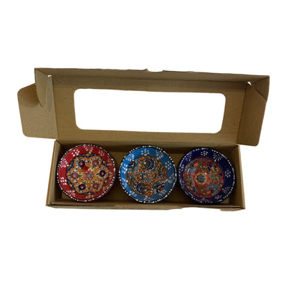 SMALL 8 CM WIDTH HANDCREAFTED BOWLS  - TAC 16