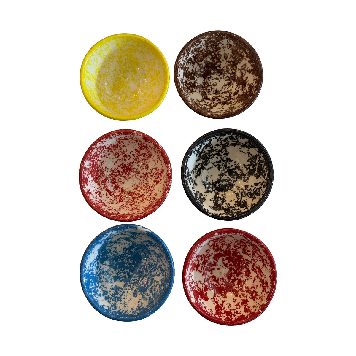 SMALL 8 CM WIDTH COLOURFULL BOWLS - TAC 14