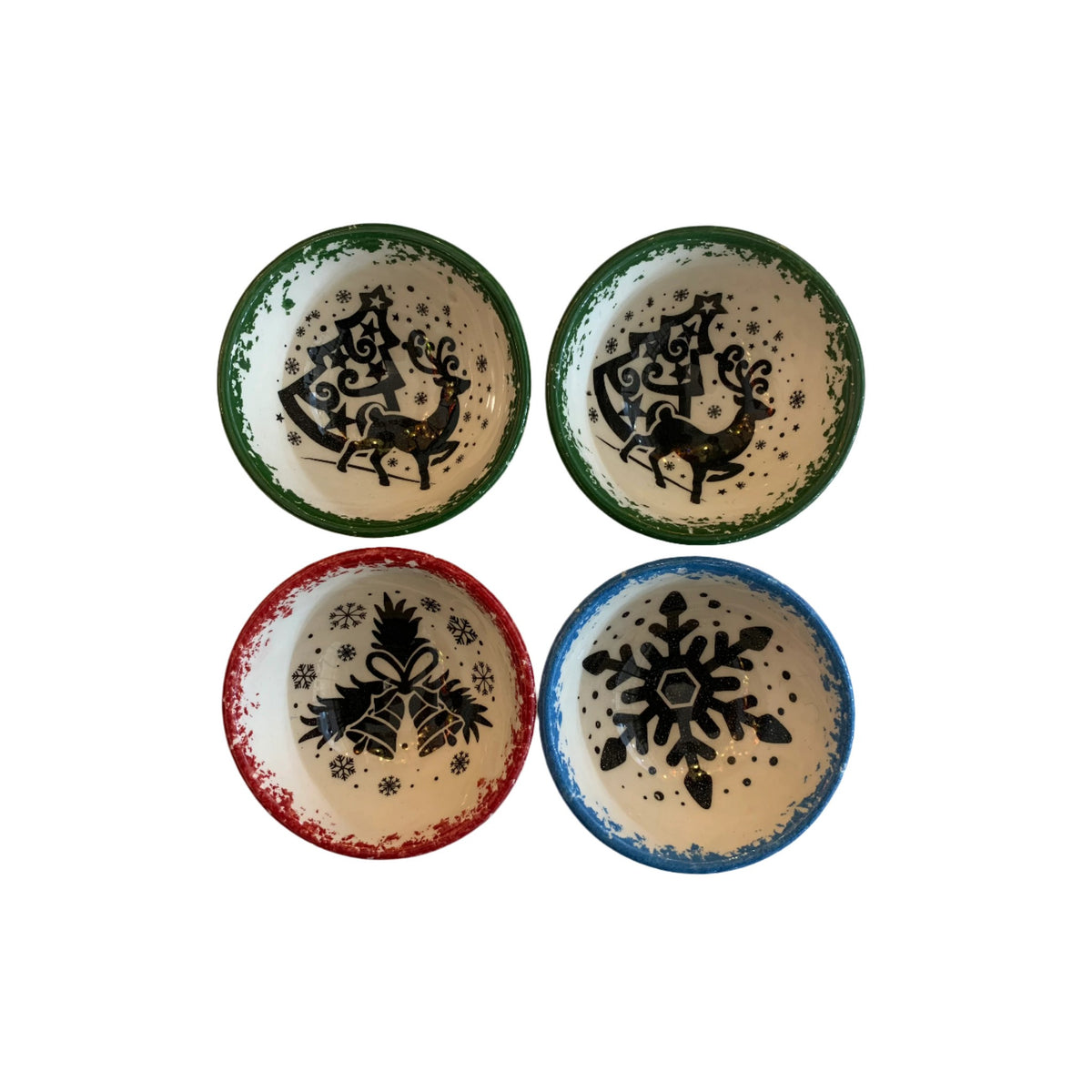 SMALL 8 CM WIDTH XMAS DÉCOR BOWLS - TAC 15