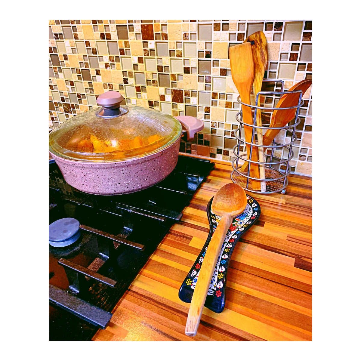 HANDCRAFTED SPOON REST - 26