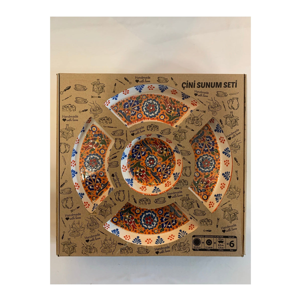 Serving Dishes for Platters (6 Pieces)