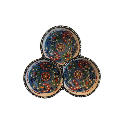 Small 3-Section Sauce and Dipping Dish