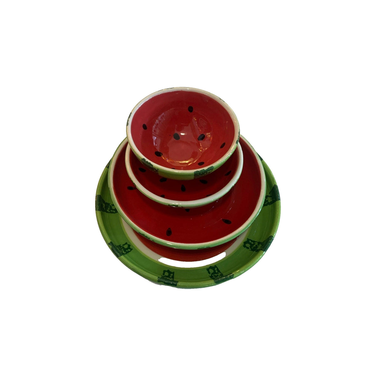 Fruit & Watermelon Dish Set (8cm, 10cm, 12cm & 15cm)