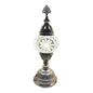 Silver Handcrafted Mosaic Table Lamp – Size 2