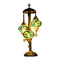 3 Glass Shades Mosaic Floor Light – Glass Size 1