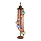 7 Glass Shades Mosaic Floor Light – Glass Size 2