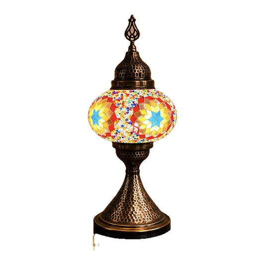 Handcrafted Antique Mosaic Zurna Table Lamp – Size 1