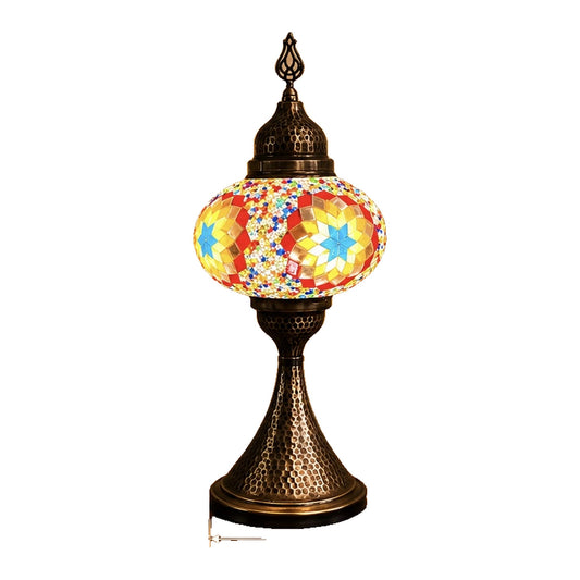 Handcrafted Antique Mosaic Zurna Table Lamp – Size 2