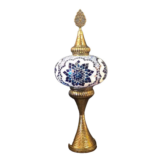 Handcrafted Antique Mosaic Zurna Table Lamp – Size 3
