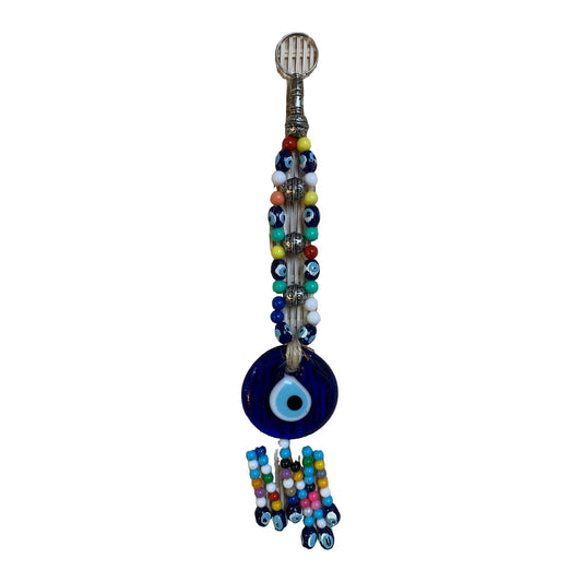 Evil Eye Beaded Cord Wall Hanging