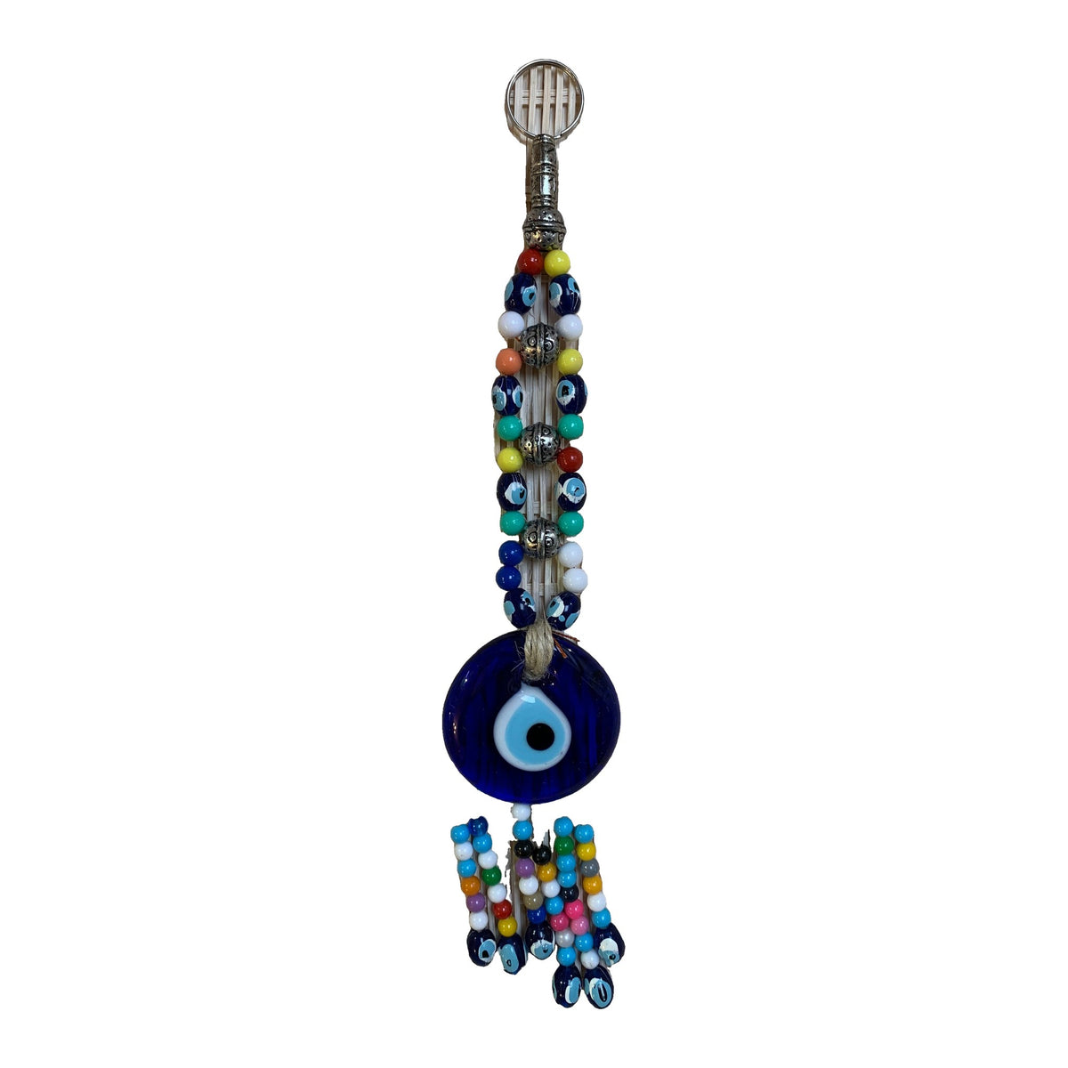 Evil Eye Beaded Cord Wall Hanging