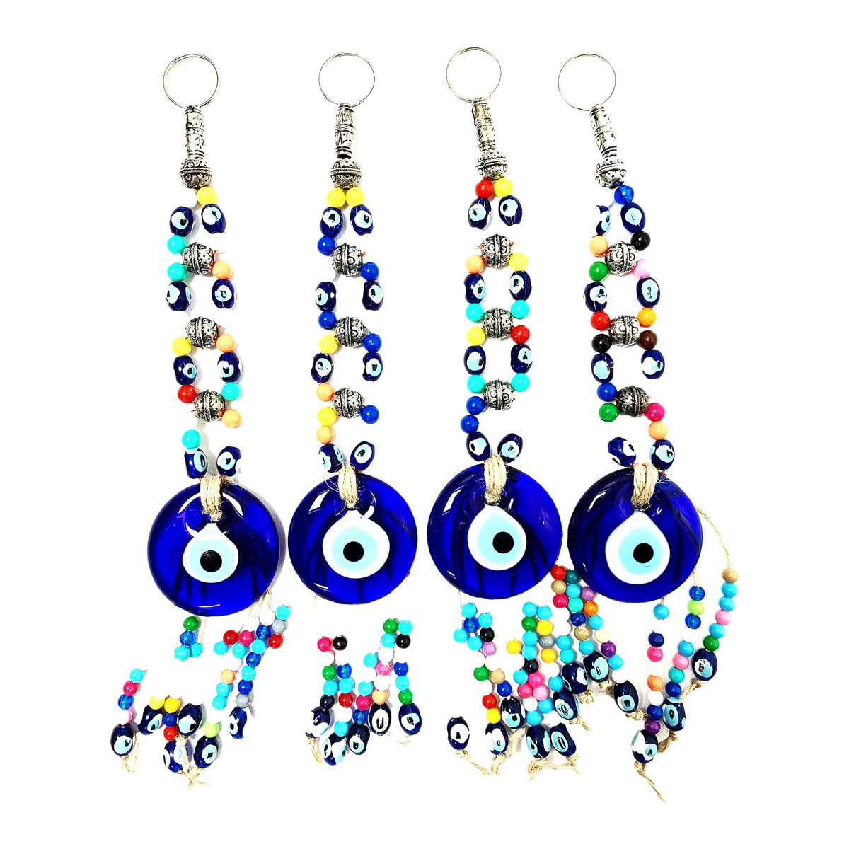 Evil Eye Beaded Cord Wall Hanging