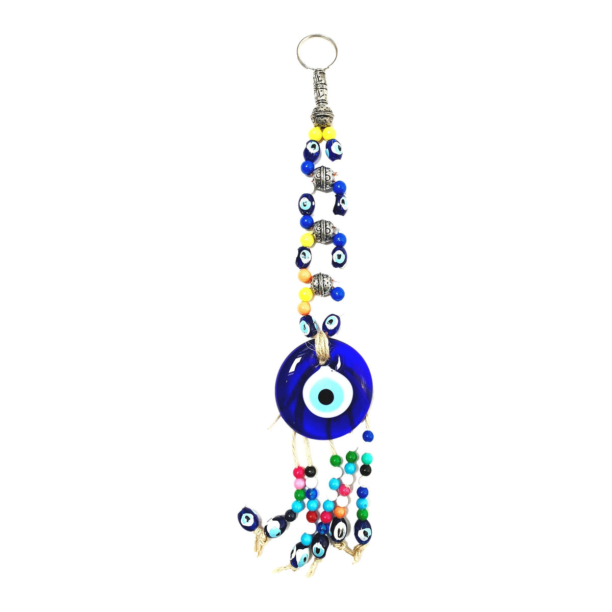 Evil Eye Beaded Cord Wall Hanging